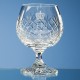 Durham Lead Crystal Panel Brandy Glass