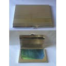 Silver plated business card holder 830