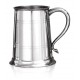 1 Pint Double Banded Tankard With Round Handle
